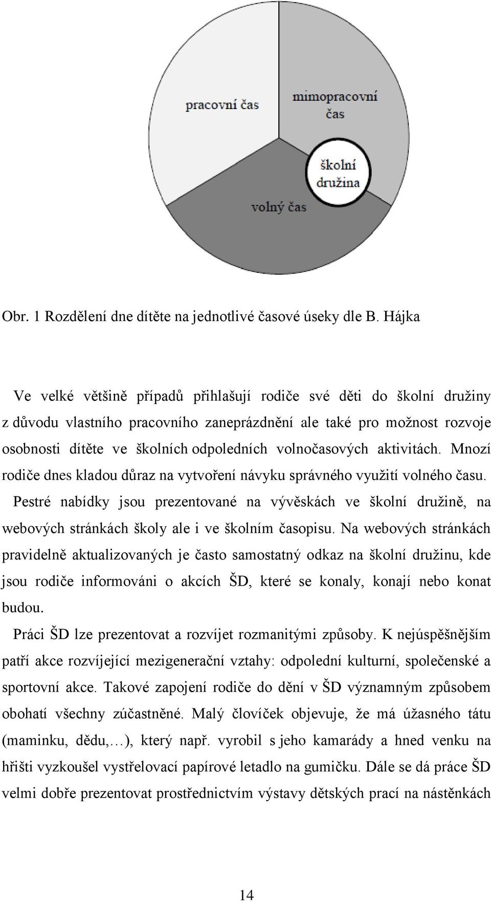 volnočasových aktivitách. Mnozí rodiče dnes kladou důraz na vytvoření návyku správného vyuţití volného času.