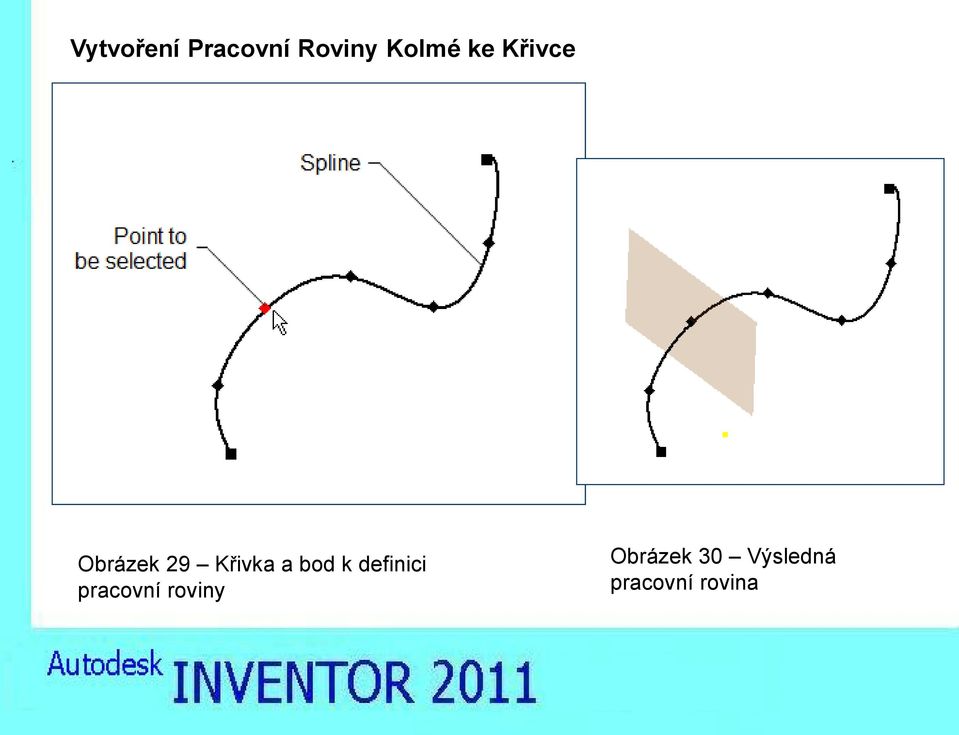 bod k definici pracovní roviny