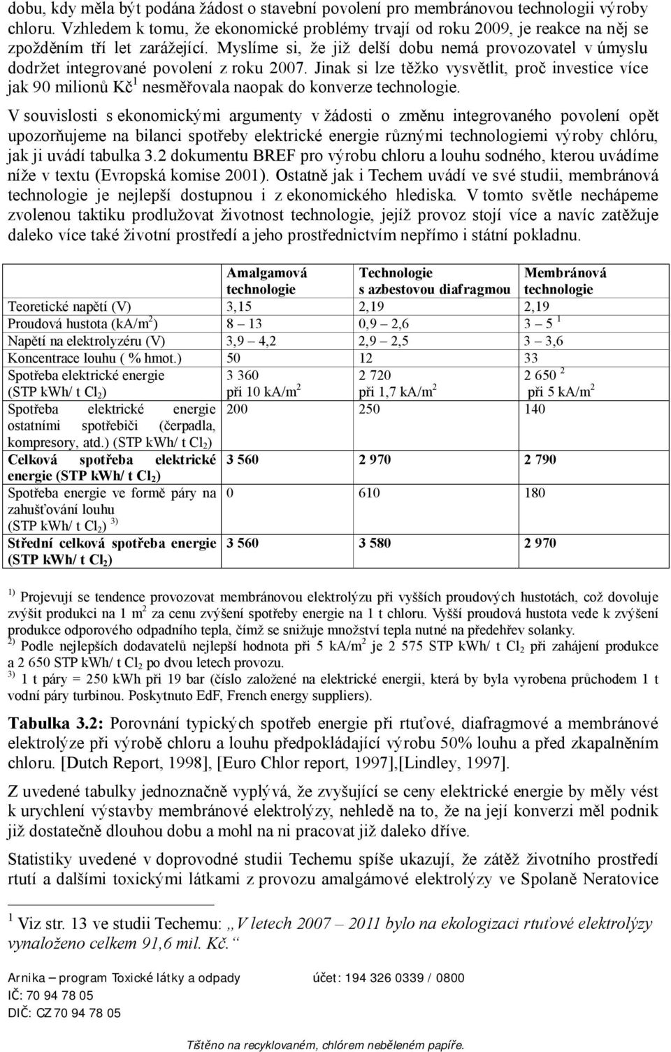 Myslíme si, že již delší dobu nemá provozovatel v úmyslu dodržet integrované povolení z roku 2007.