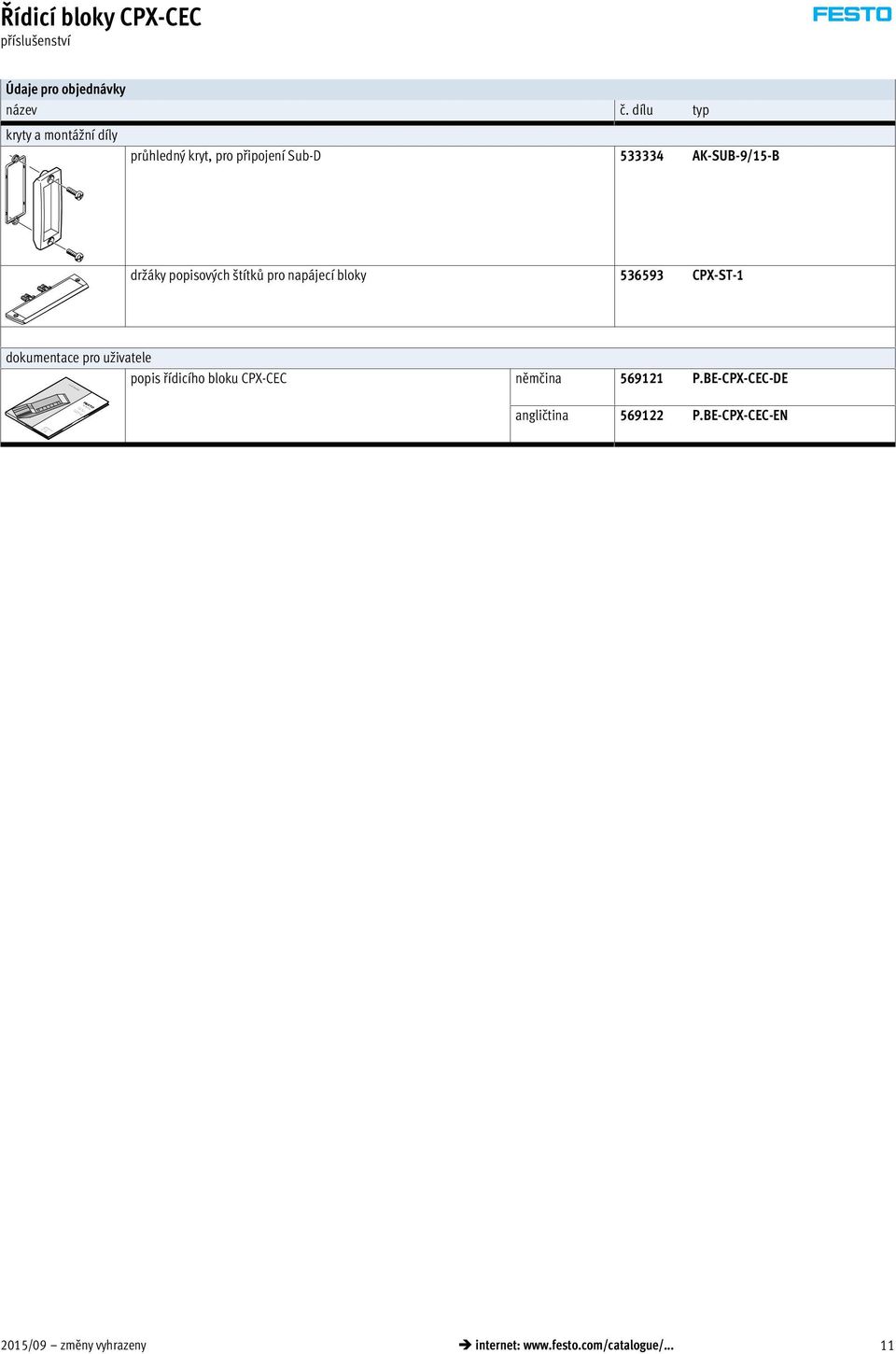 držáky popisových štítků pro napájecí bloky 536593 CPX-ST-1 dokumentace pro uživatele popis