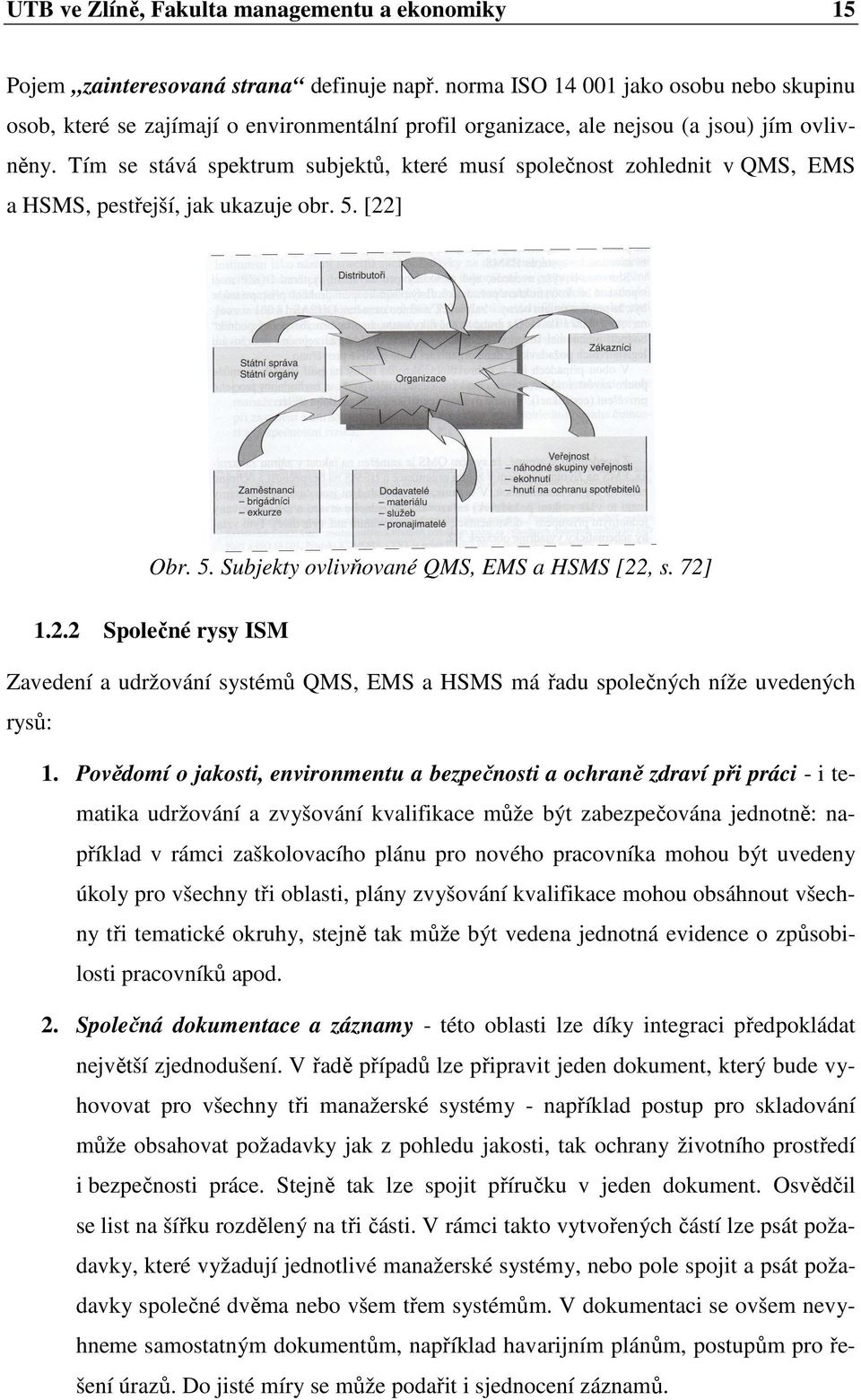 Tím se stává spektrum subjektů, které musí společnost zohlednit v QMS, EMS a HSMS, pestřejší, jak ukazuje obr. 5. [22