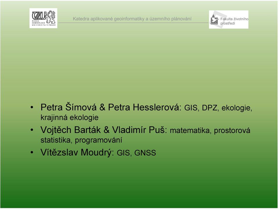 Vladimír Puš: matematika, prostorová