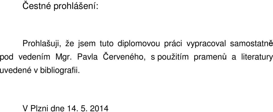 vedením Mgr.