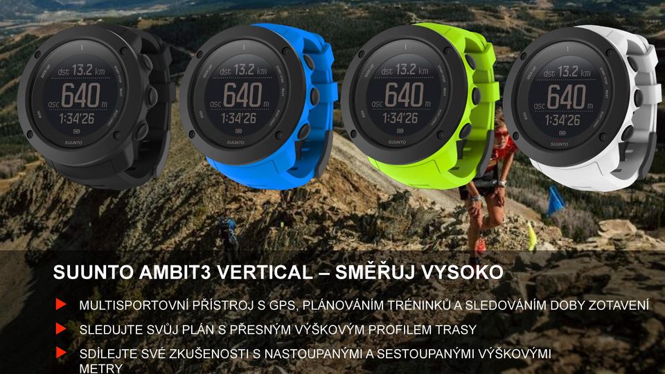 MULTISPORTOVNÍ PŘÍSTROJ S GPS, PLÁNOVÁNÍM TRÉNINKŮ A