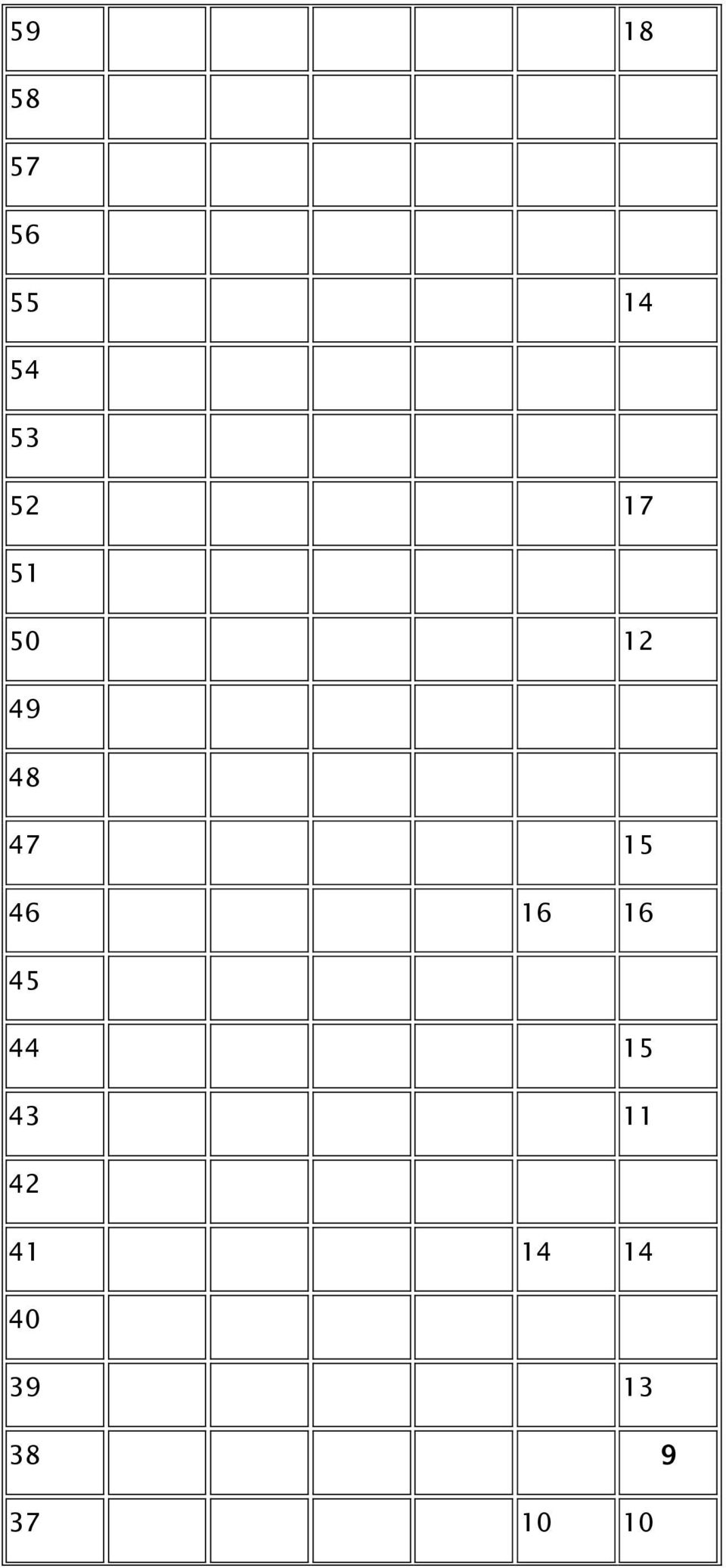 46 16 16 45 44 15 43 11 42