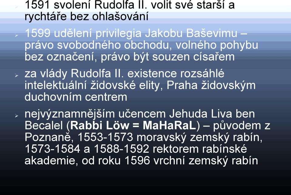 bez označení, právo být souzen císařem za vlády Rudolfa II.