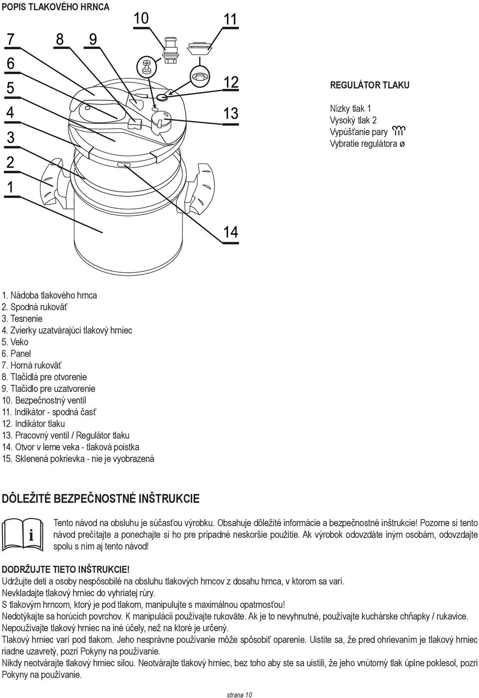 NÁVOD. Tlakový hrnec Professor DSA PDF Free Download