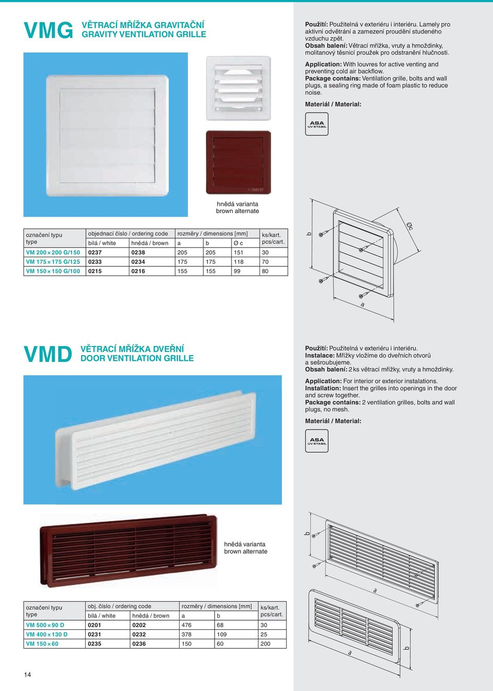 Pkge ontins: Ventiltion grille, olts nd wll plugs, seling ring mde of fom plsti to redue noise.