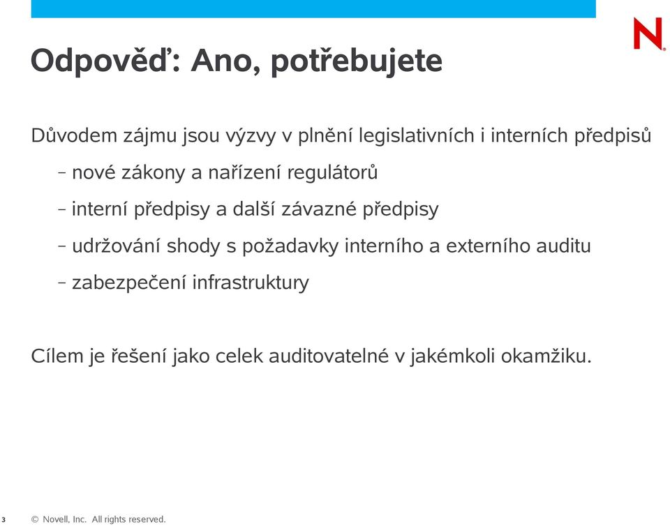 závazné předpisy udržování shody s požadavky interního a externího auditu