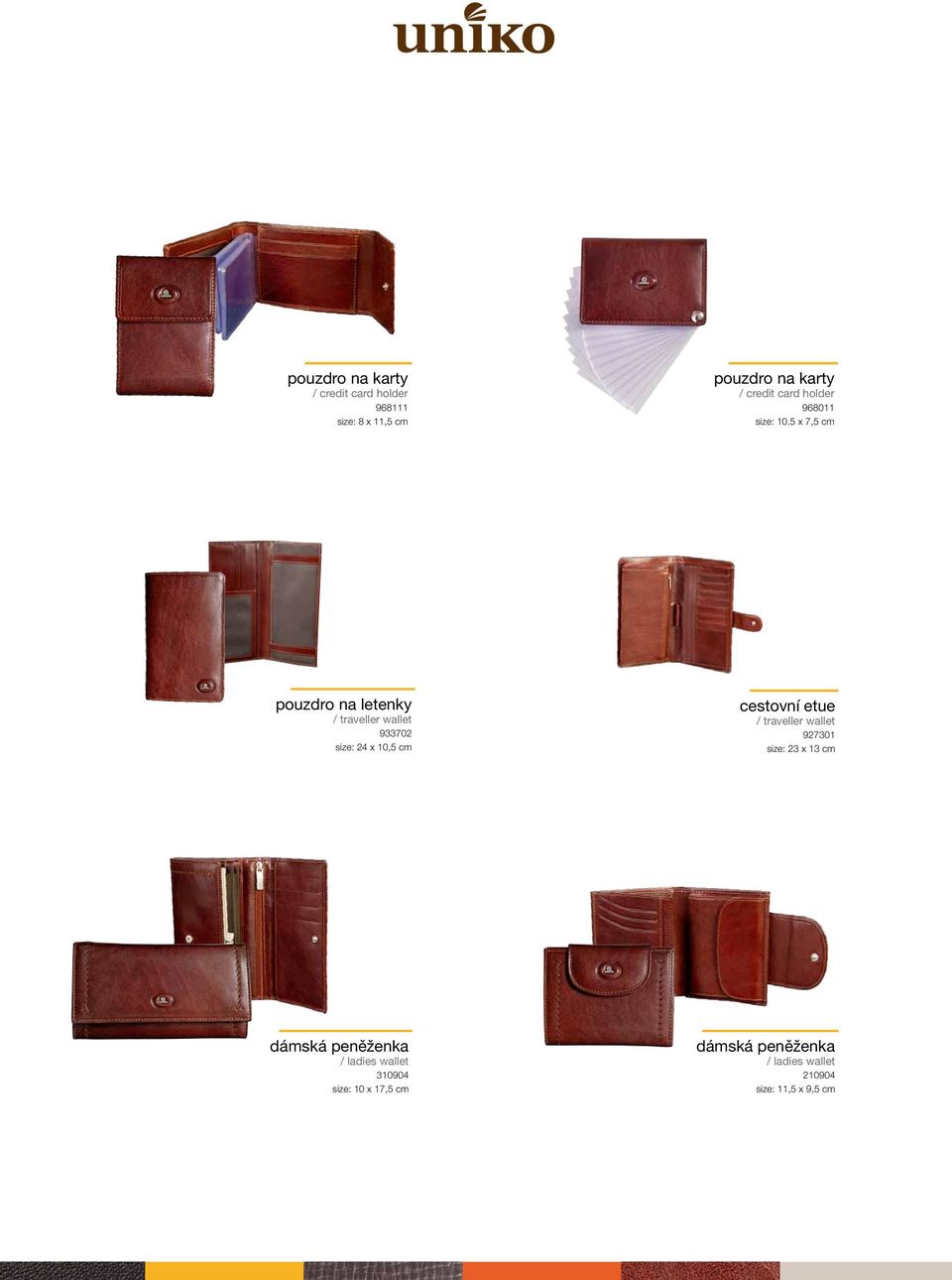 5 x 7,5 cm pouzdro na letenky / traveller wallet 933702 size: 24 x 10,5 cm