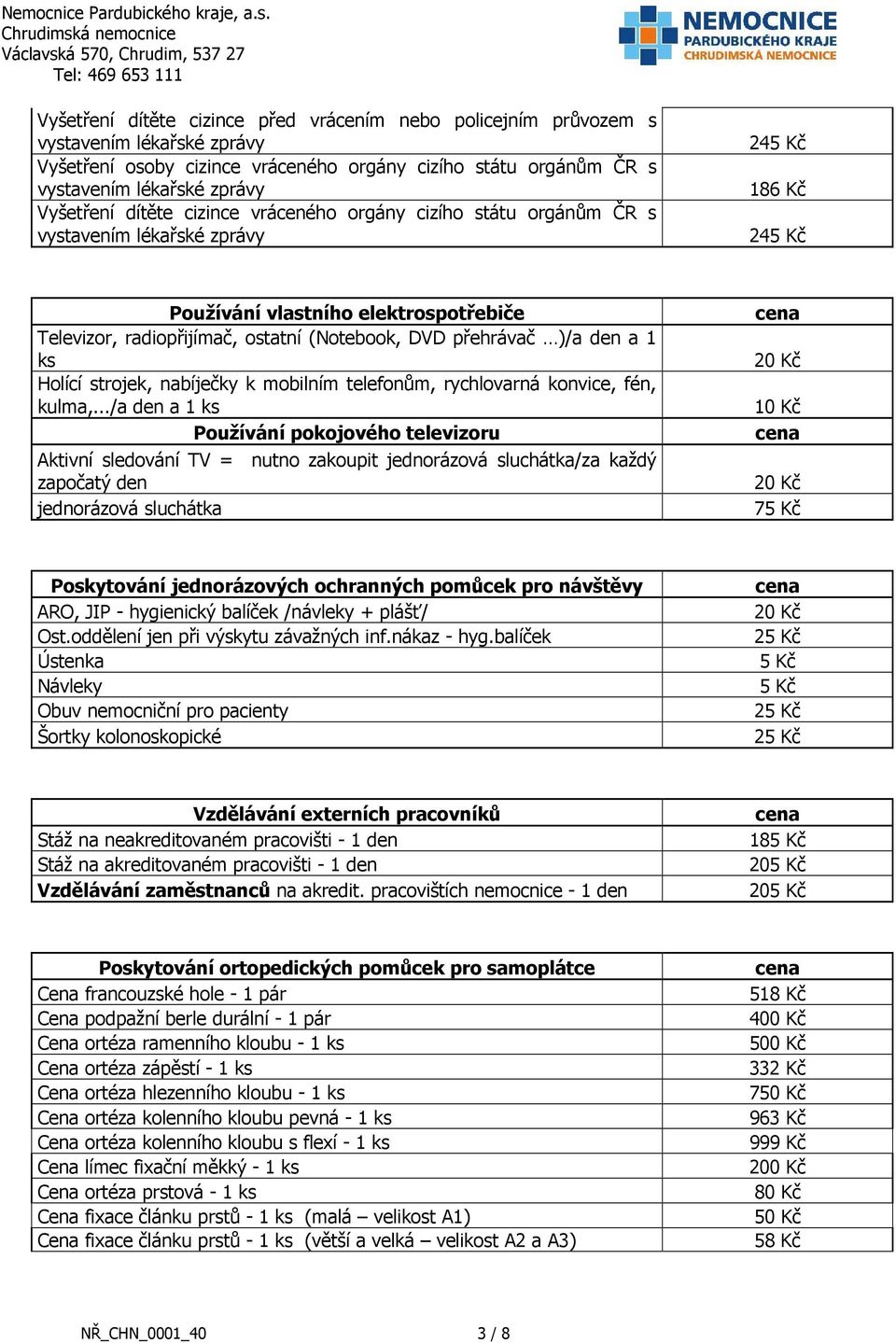 přehrávač )/a den a 1 ks Holící strojek, nabíječky k mobilním telefonům, rychlovarná konvice, fén, kulma,.