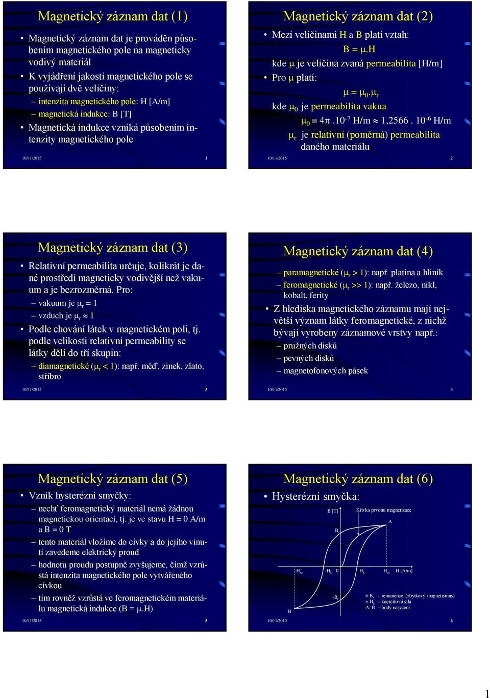 Magnetický záznam dat (2) Magnetický záznam dat (1) Magnetický záznam dat  (3) Magnetický záznam dat (4) Magnetický záznam dat (6) - PDF Free Download