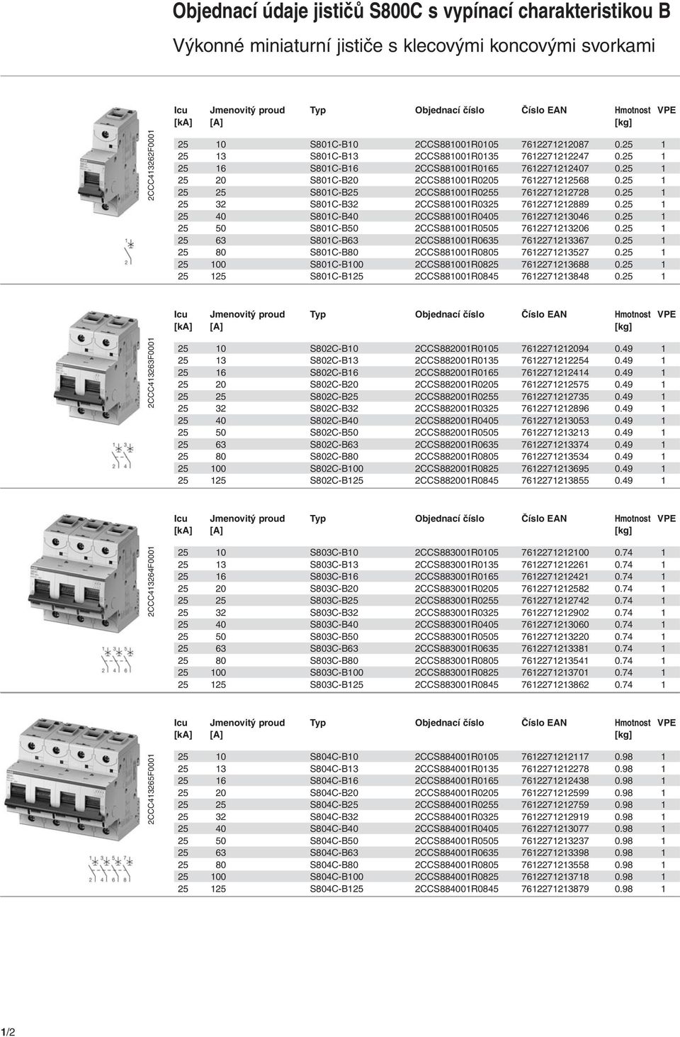 SC-B 2CCS80R05 7622723527 0. 00 SC-B00 2CCS80R08 76227288 0. SC-B 2CCS80R0845 7622723848 0.