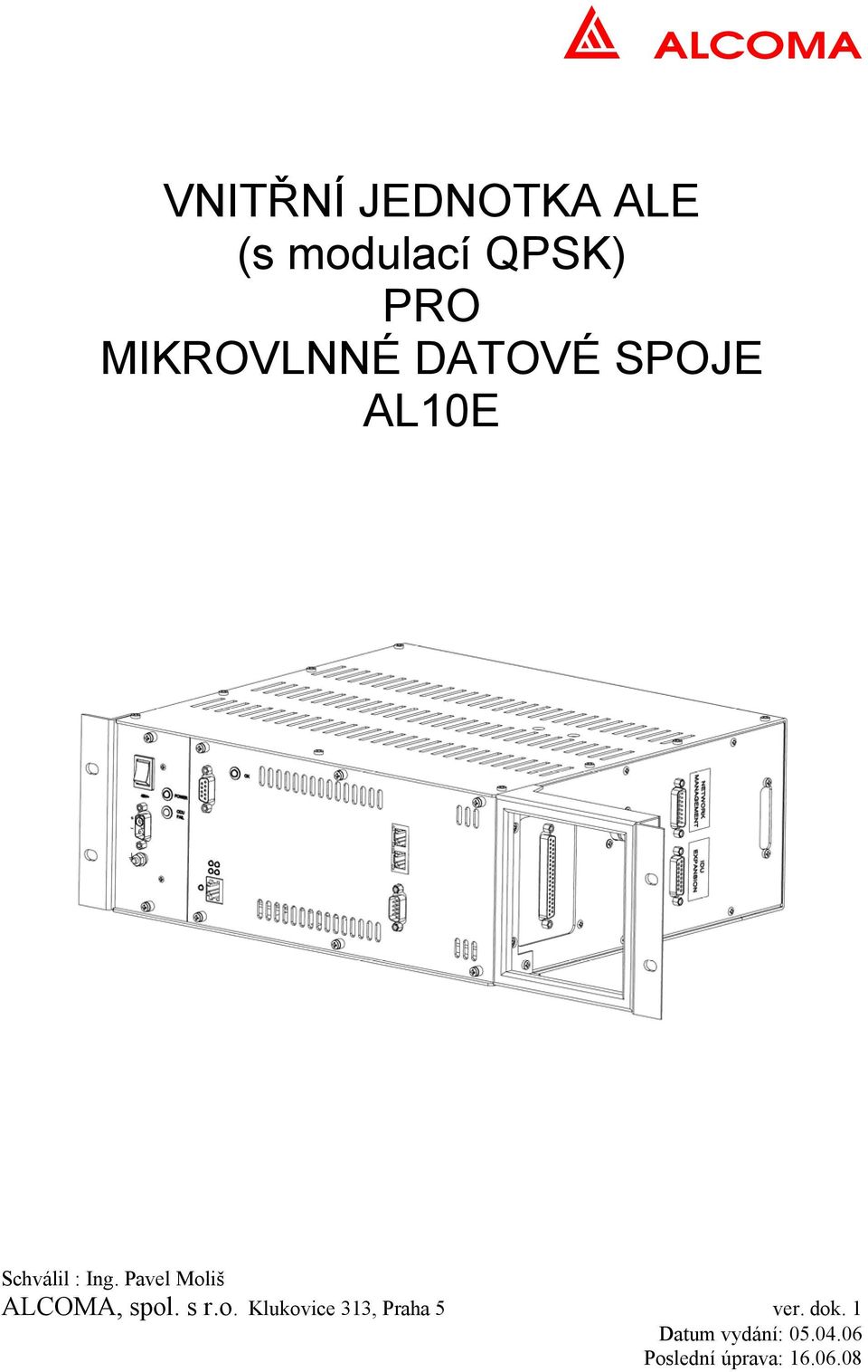 Pavel Moliš LCOM, spol. s r.o. Klukovice 33, Praha 5 ver.