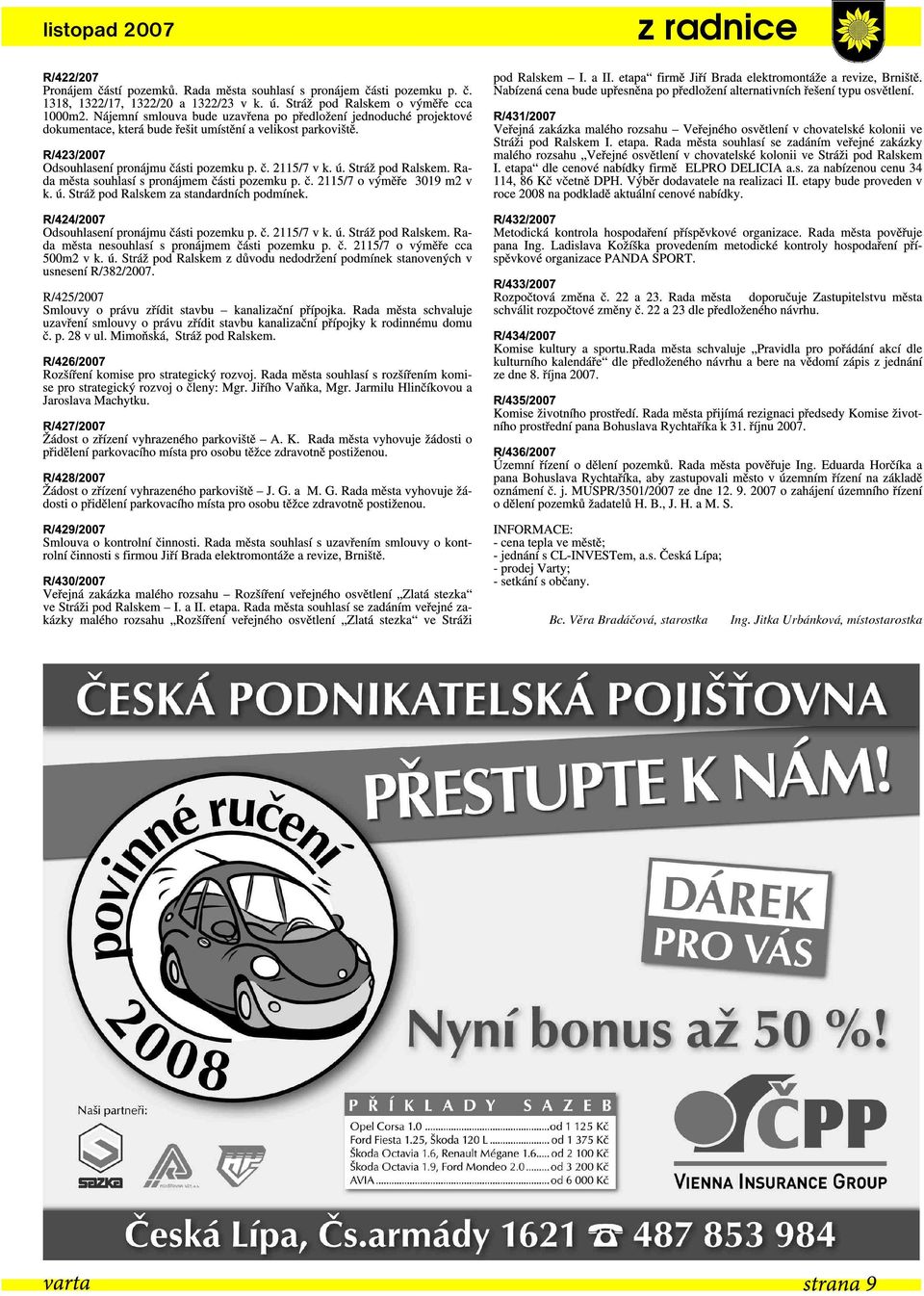 Věra Bradáčová,