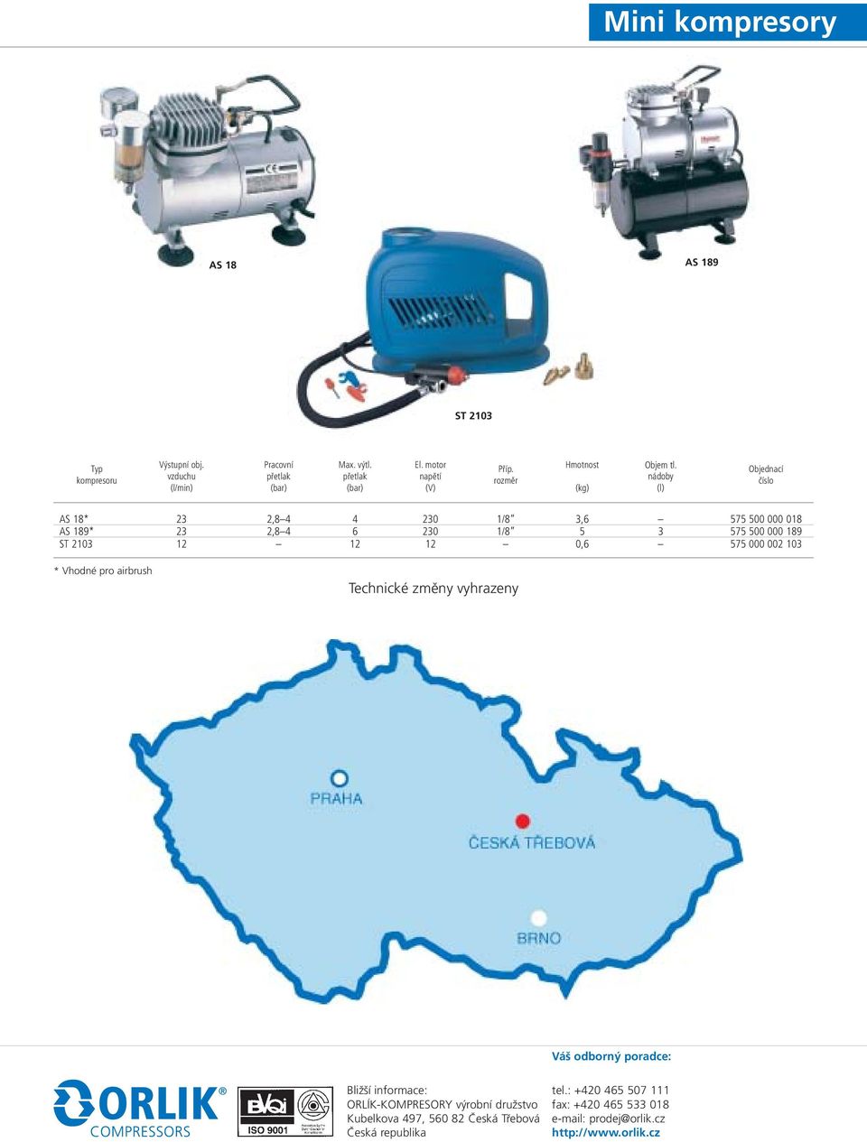 575 000 002 3 * Vhodné pro airbrush Technické změny vyhrazeny Váš odborný poradce: Bližší informace: