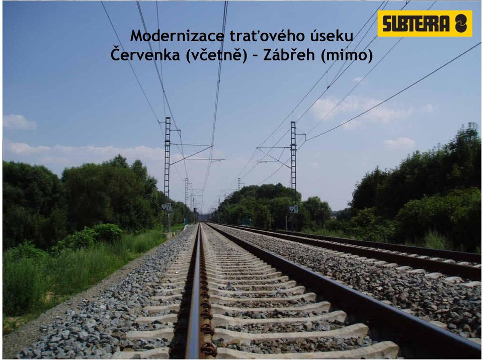 úseku Červenka