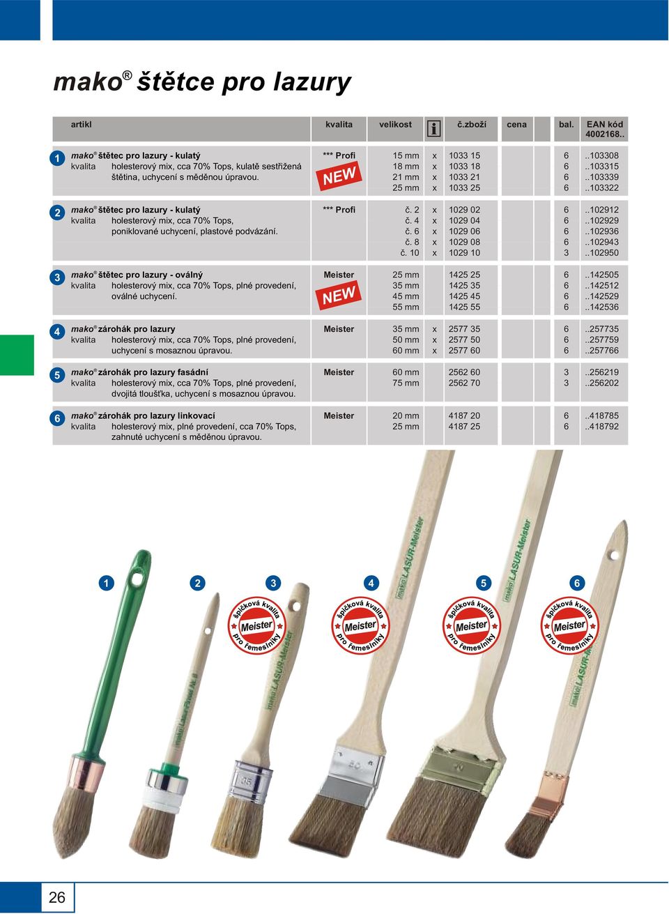 0 09 0 09 0 09 08 09 0..09..099..09..09..090 štìtec pro lazury - oválný holesterový mi, cca 70% Tops, plné provedení, oválné uchycení. mm mm mm mm..0....9.. zárohák pro lazury holesterový mi, cca 70% Tops, plné provedení, mm 0 mm 77 77 0 77 0.