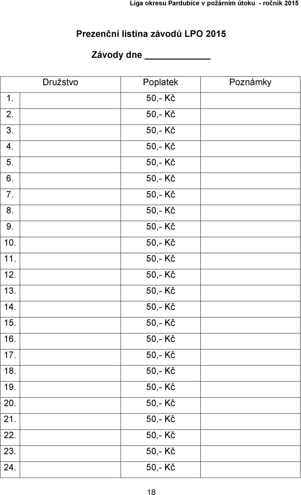 50,- Kč 11. 50,- Kč 12. 50,- Kč 13. 50,- Kč 14. 50,- Kč 15. 50,- Kč 16. 50,- Kč 17.