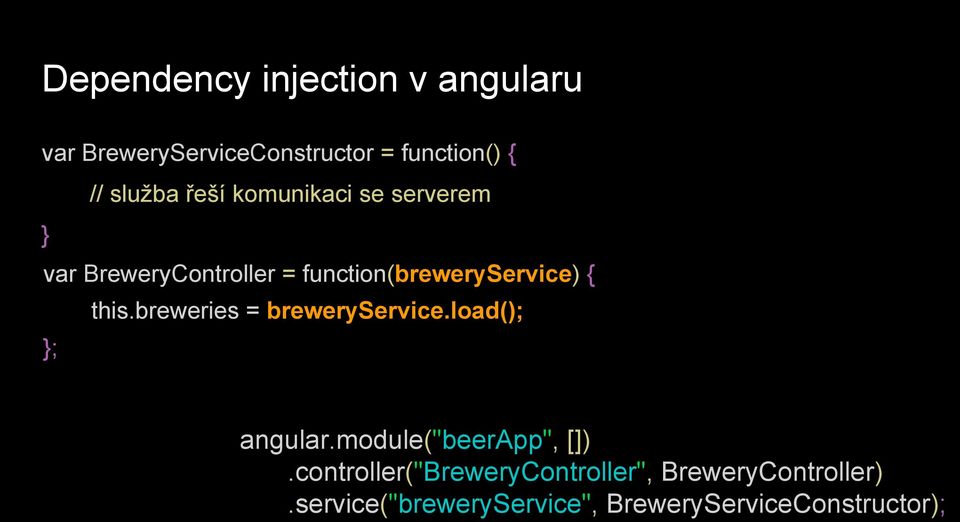 breweries = breweryservice.load(); }; angular.module("beerapp", []).