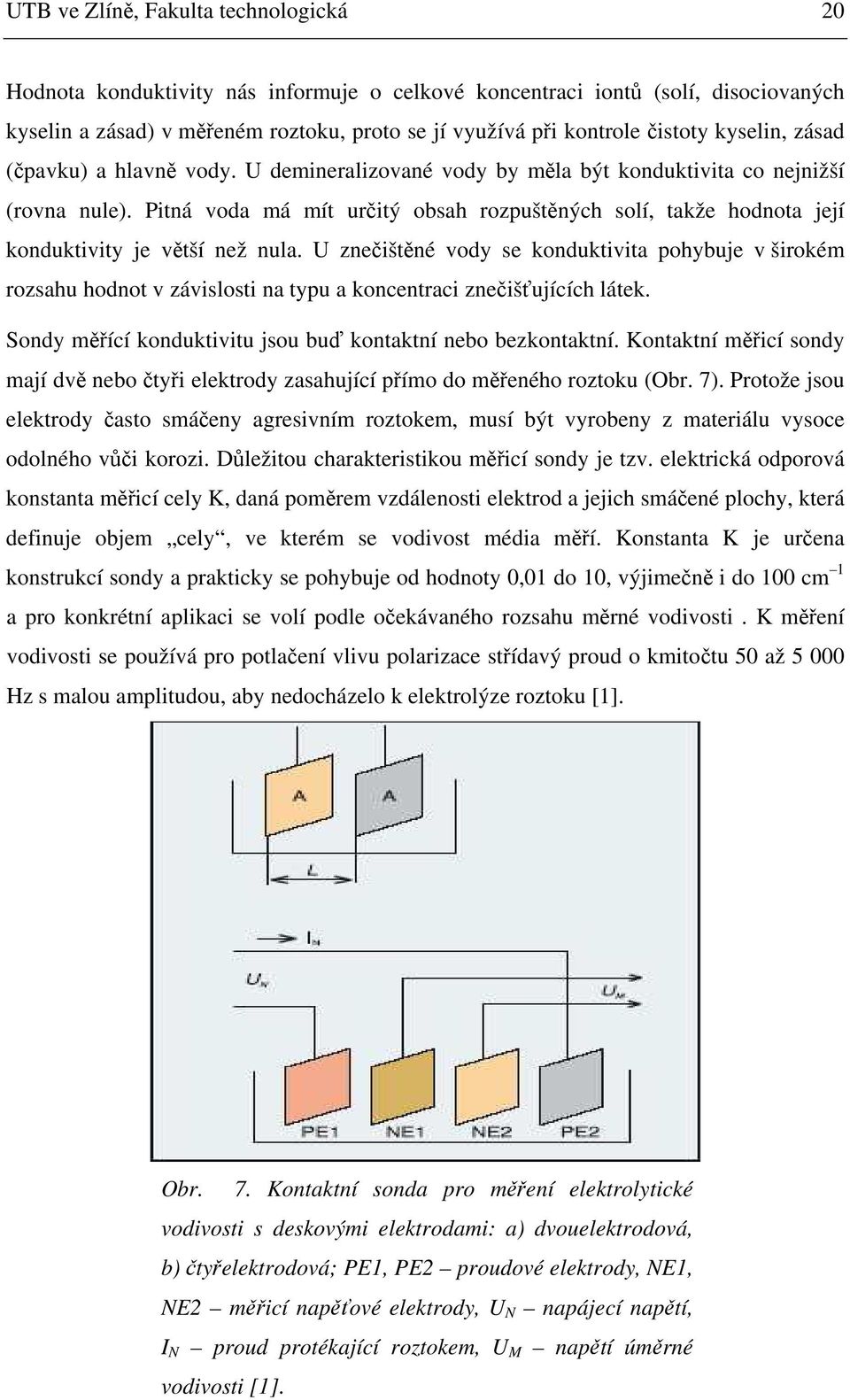 Pitná voda má mít určitý obsah rozpuštěných solí, takže hodnota její konduktivity je větší než nula.