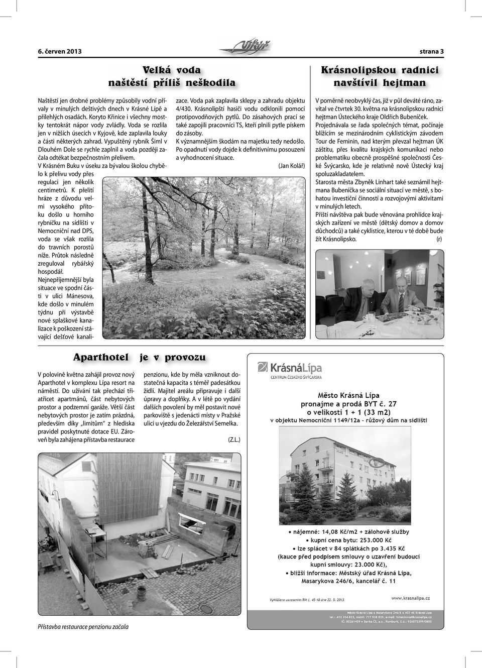 Vypuštěný rybník Šiml v Dlouhém Dole se rychle zaplnil a voda později začala odtékat bezpečnostním přelivem.