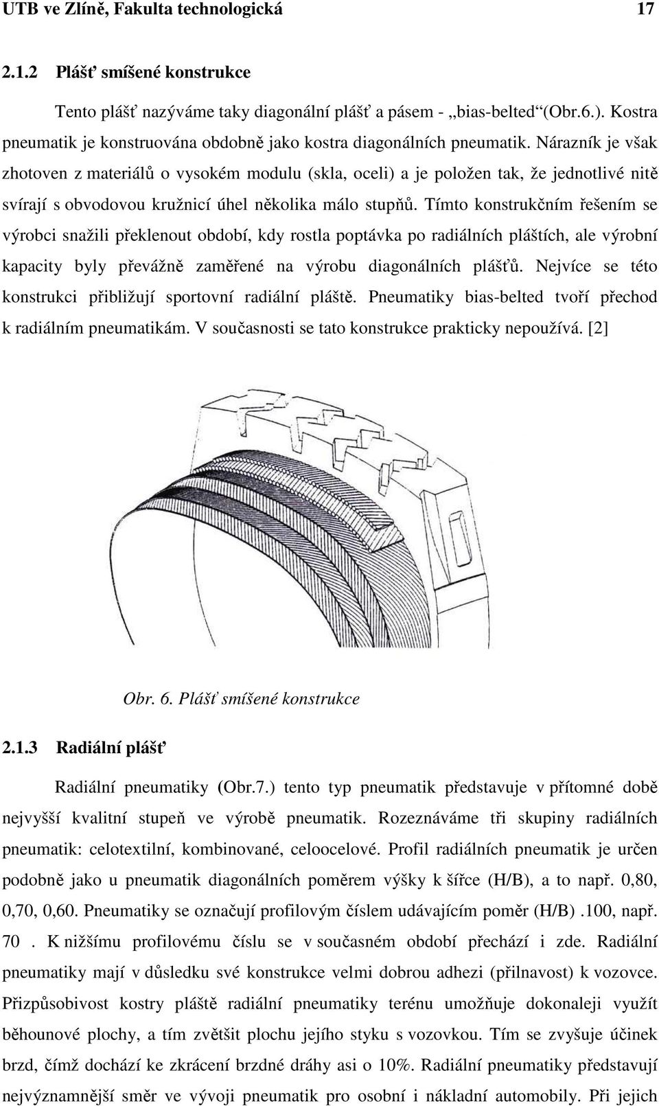 Nárazník je však zhotoven z materiálů o vysokém modulu (skla, oceli) a je položen tak, že jednotlivé nitě svírají s obvodovou kružnicí úhel několika málo stupňů.