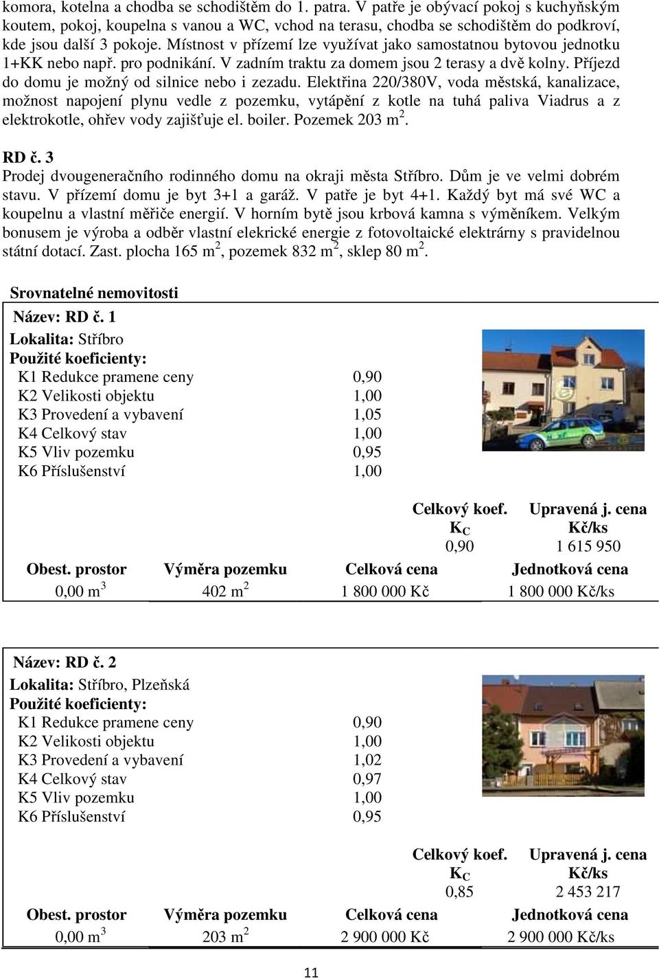 Místnost v přízemí lze využívat jako samostatnou bytovou jednotku 1+KK nebo např. pro podnikání. V zadním traktu za domem jsou 2 terasy a dvě kolny. Příjezd do domu je možný od silnice nebo i zezadu.