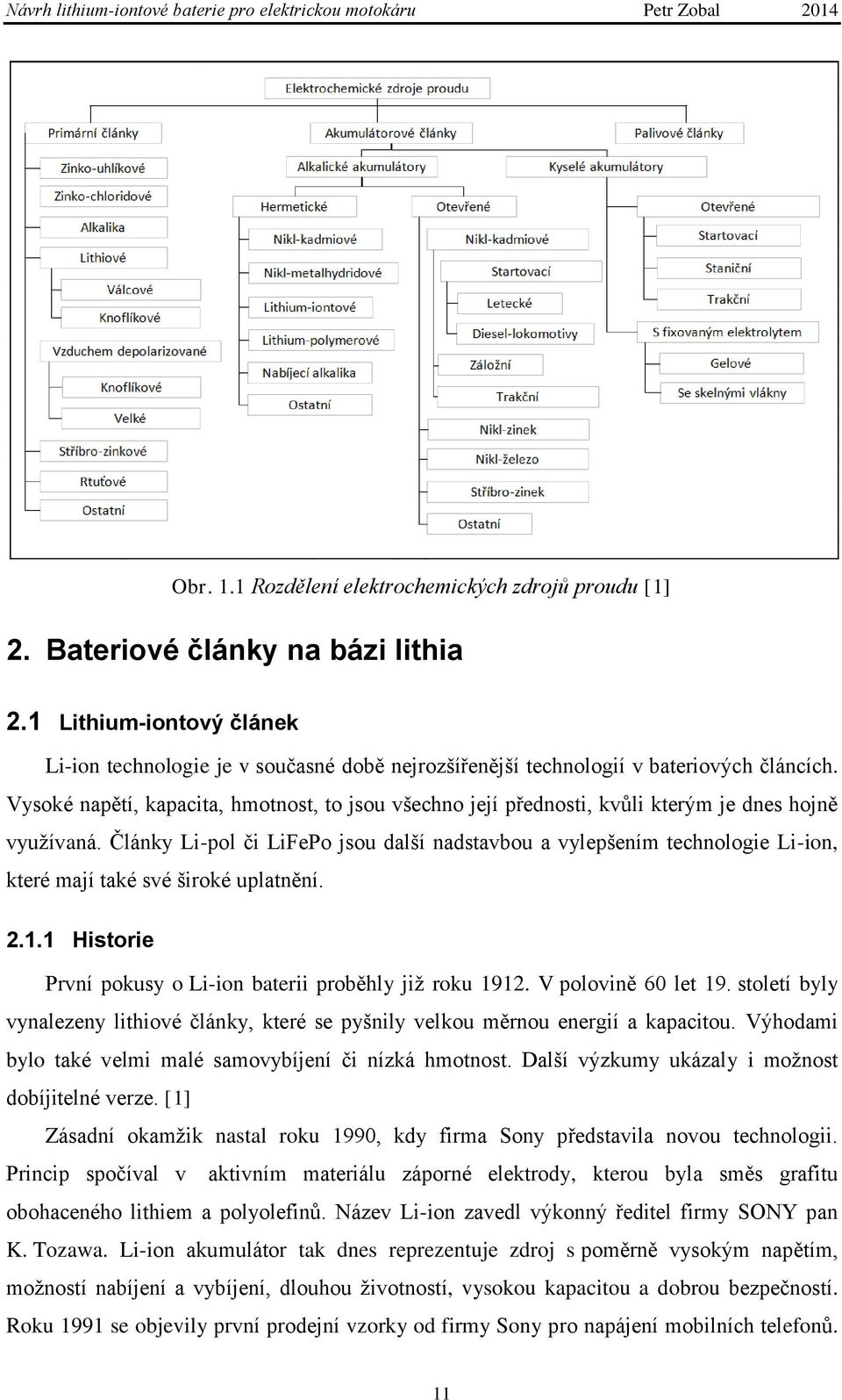 Vysoké napětí, kapacita, hmotnost, to jsou všechno její přednosti, kvůli kterým je dnes hojně vyuţívaná.