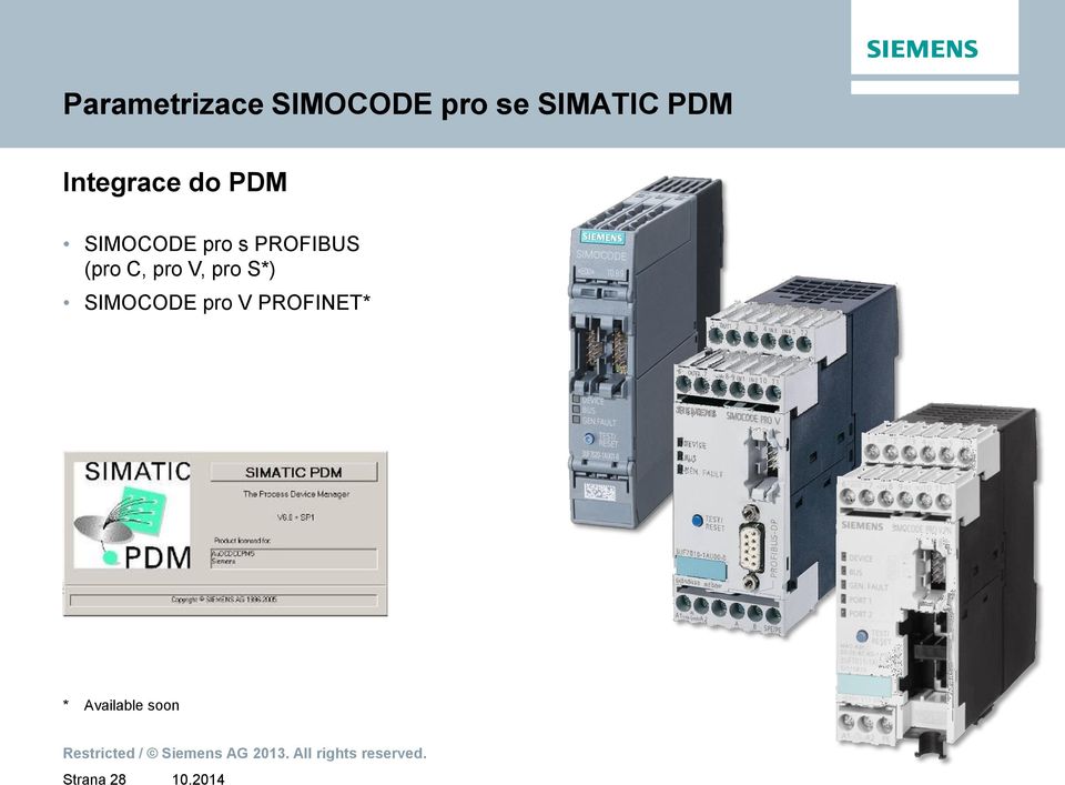 PROFIBUS (pro C, pro V, pro S*)