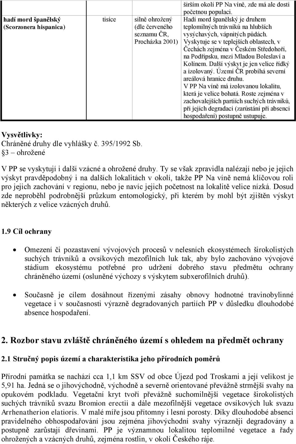 Vyskytuje se v teplejších oblastech, v Čechách zejména v Českém Středohoří, na Podřipsku, mezi Mladou Boleslaví a Kolínem. Další výskyt je jen velice řídký a izolovaný.