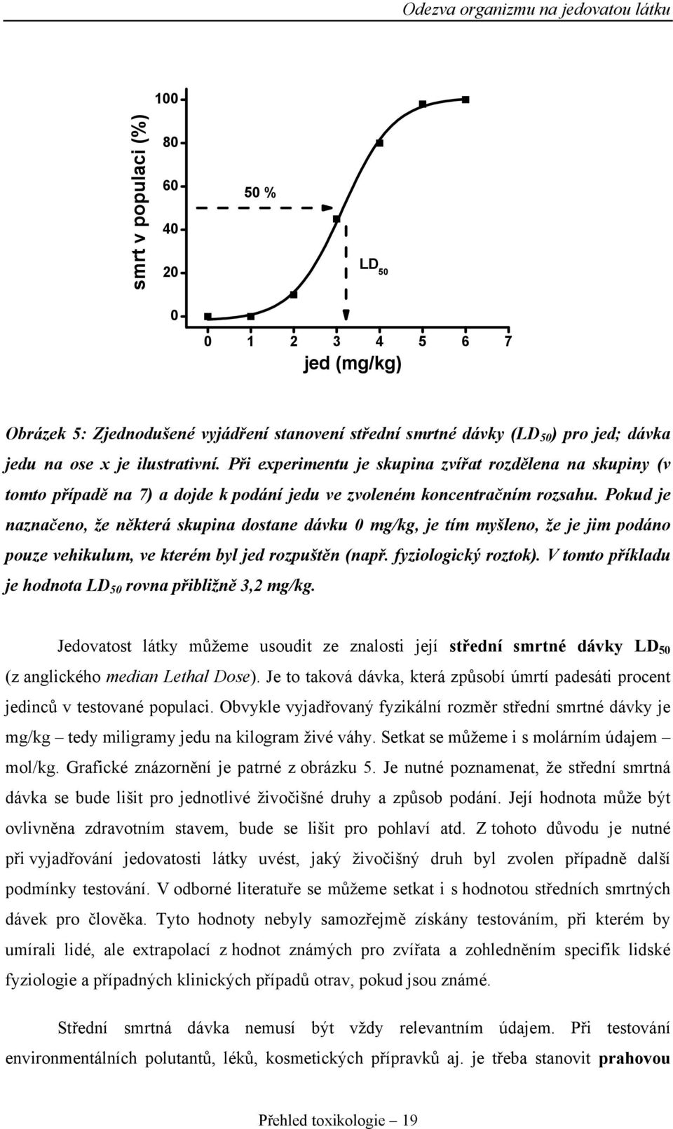 Pokud je naznačeno, že některá skupina dostane dávku 0 mg/kg, je tím myšleno, že je jim podáno pouze vehikulum, ve kterém byl jed rozpuštěn (např. fyziologický roztok).