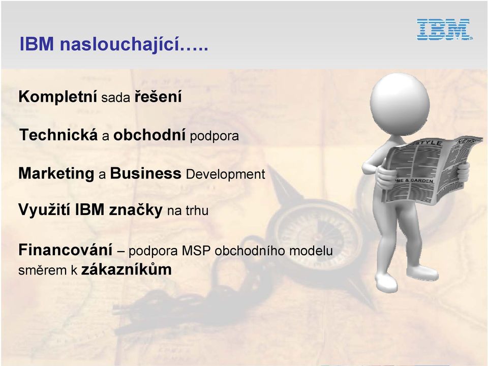 podpora Marketing a Business Development Využití