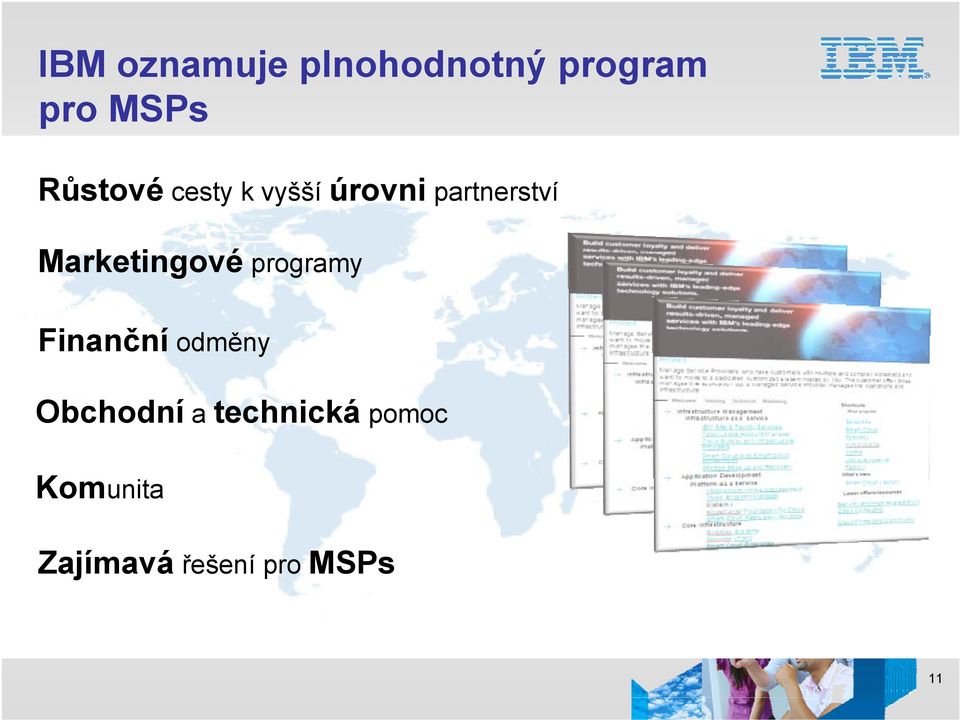 Marketingové programy Finanční odměny Obchodní