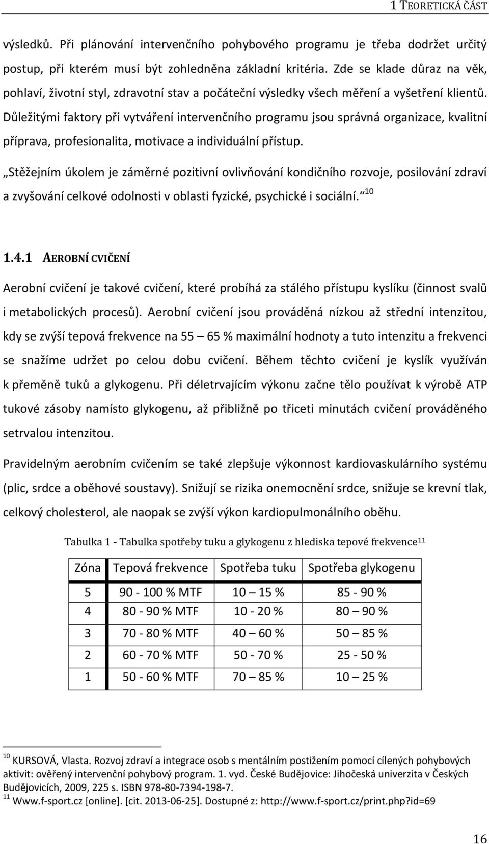 Důležitými faktory při vytváření intervenčního programu jsou správná organizace, kvalitní příprava, profesionalita, motivace a individuální přístup.