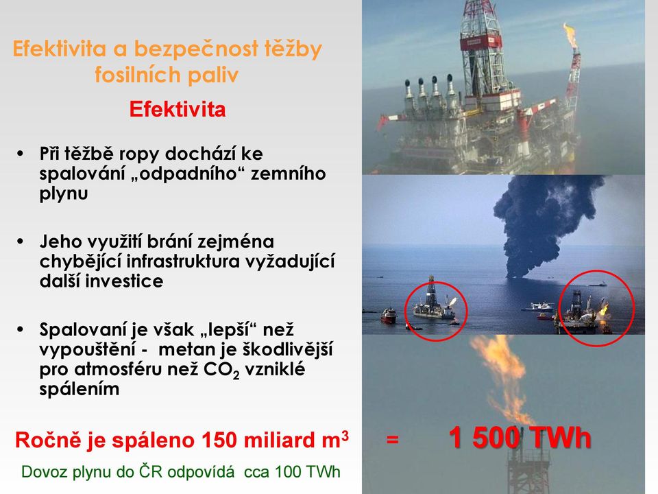 investice Spalovaní je však lepší než vypouštění - metan je škodlivější pro atmosféru než CO 2