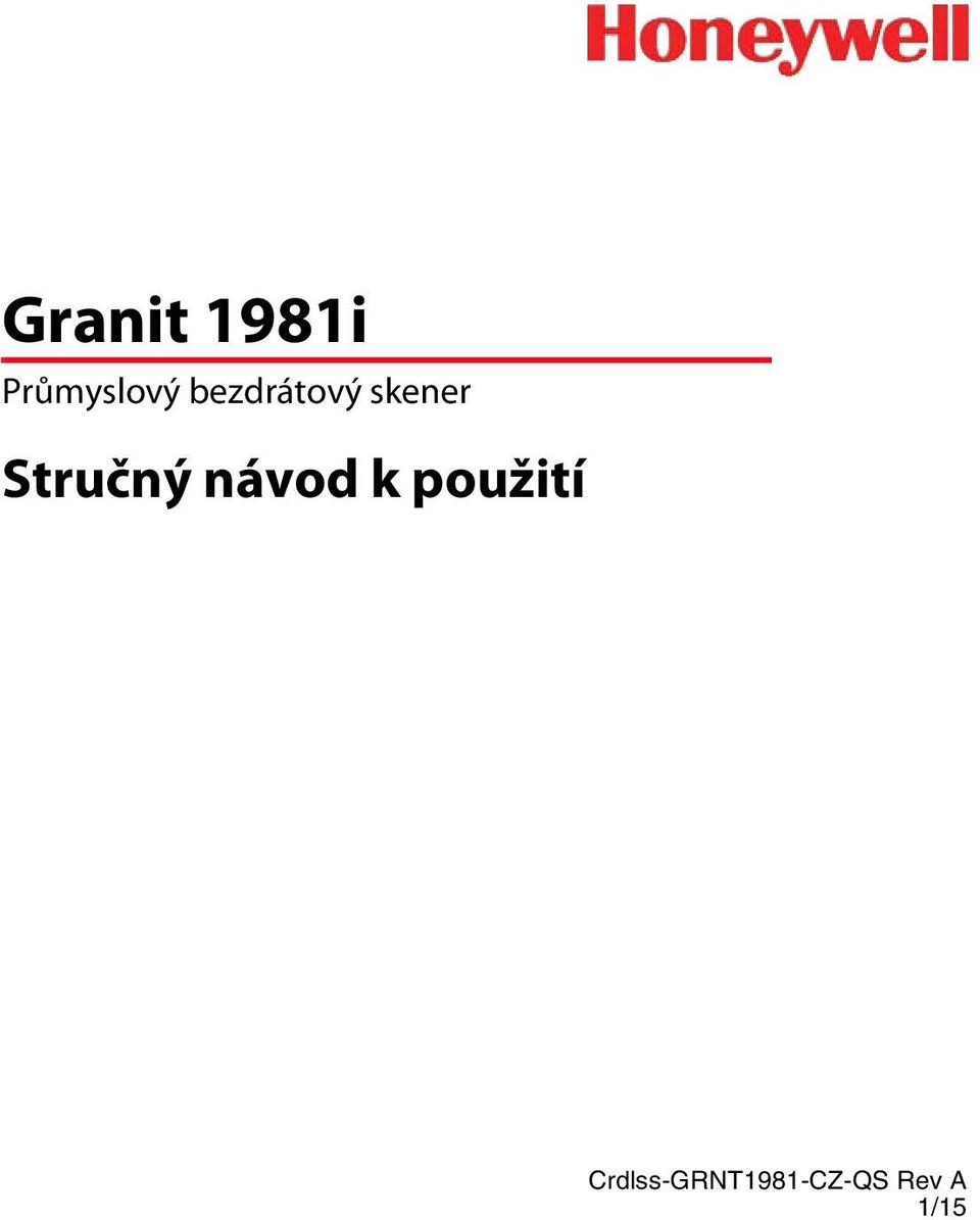 Stručný návod k použití