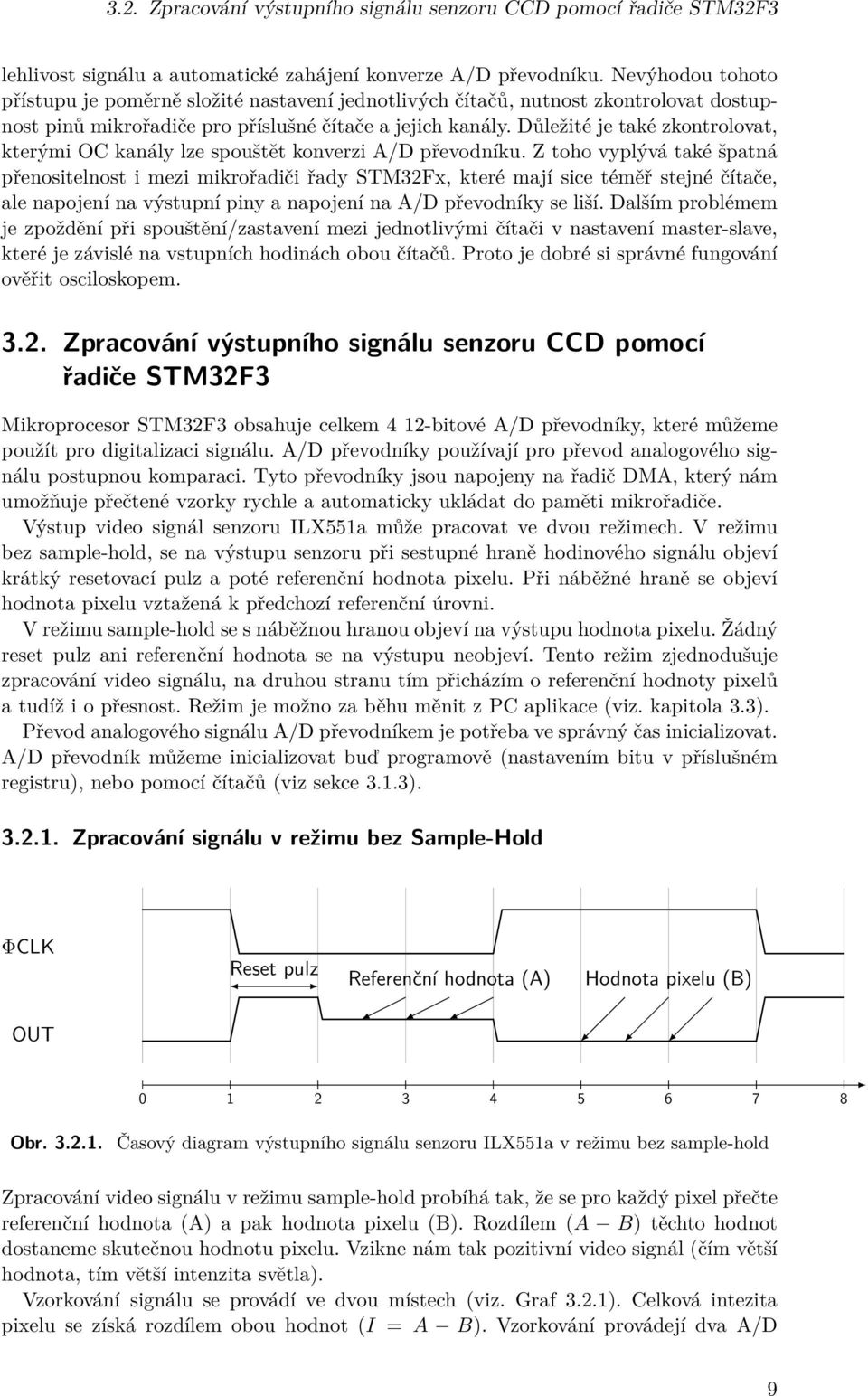 Důležité je také zkontrolovat, kterými OC kanály lze spouštět konverzi A/D převodníku.