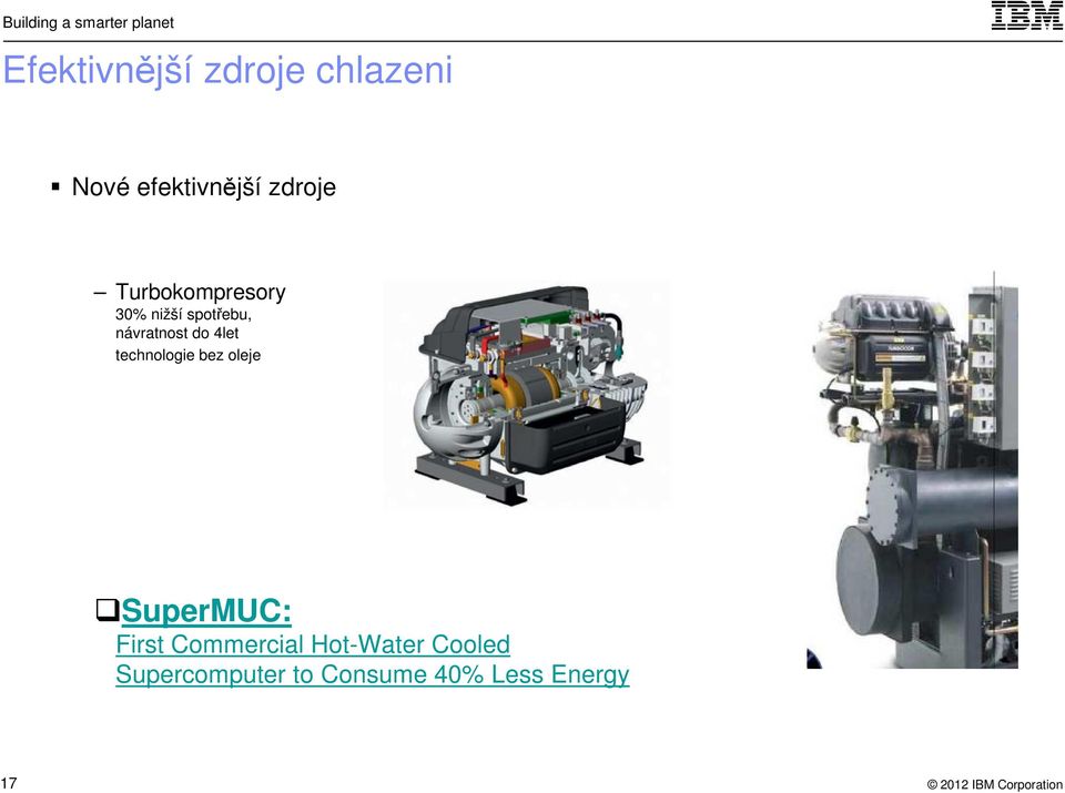 technologie bez oleje SuperMUC: First Commercial