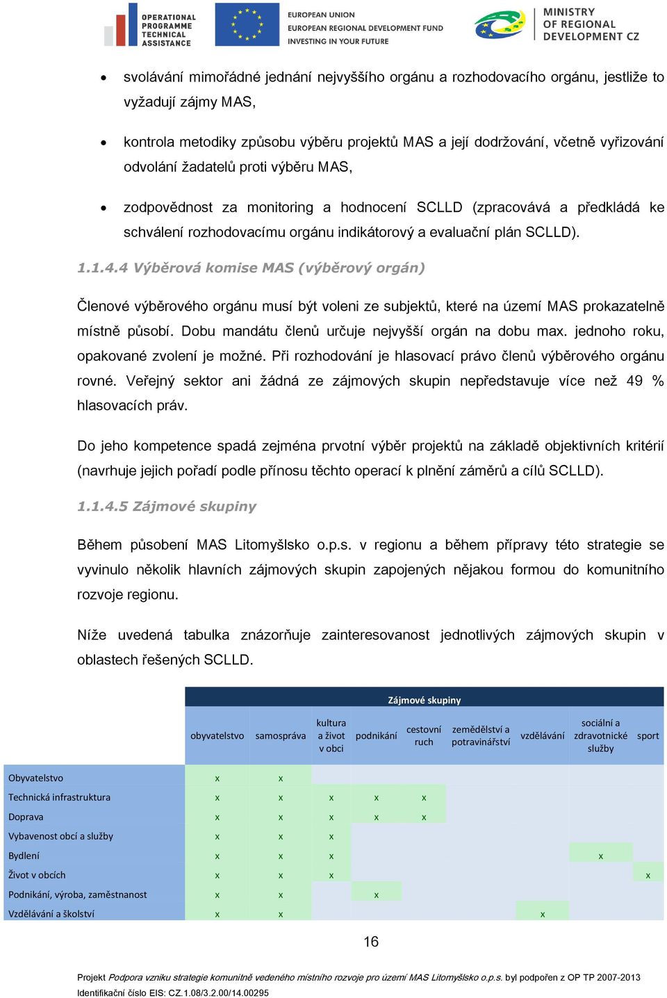 4 Výběrová komise MAS (výběrový orgán) Členové výběrového orgánu musí být voleni ze subjektů, které na území MAS prokazatelně místně působí. Dobu mandátu členů určuje nejvyšší orgán na dobu max.