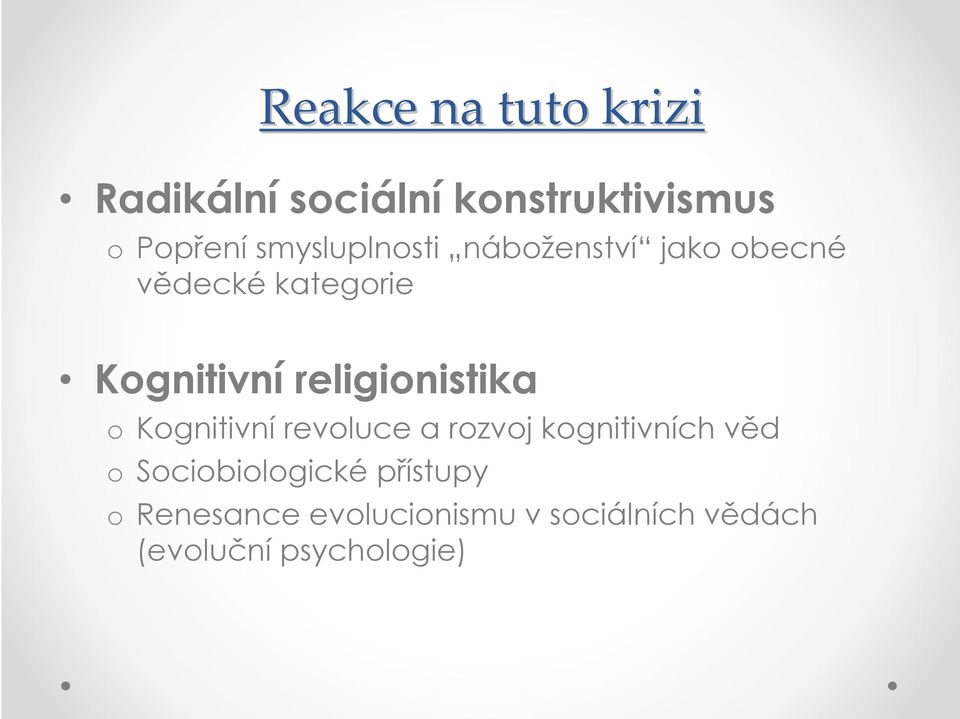 religionistika o Kognitivní revoluce a rozvoj kognitivních věd o