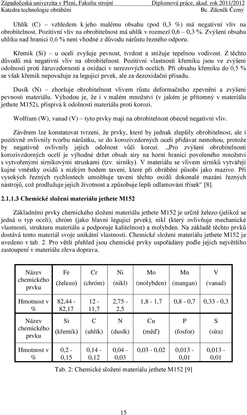 Z těchto důvodů má negativní vliv na obrobitelnost. Pozitivní vlastnosti křemíku jsou ve zvýšení odolnosti proti ţáruvzdornosti a oxidaci v nerezových ocelích.