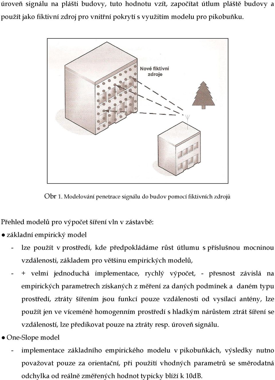 příslušnou mocninou vzdálenosti, základem pro většinu empirických modelů, - + velmi jednoduchá implementace, rychlý výpočet, - přesnost závislá na empirických parametrech získaných z měření za daných