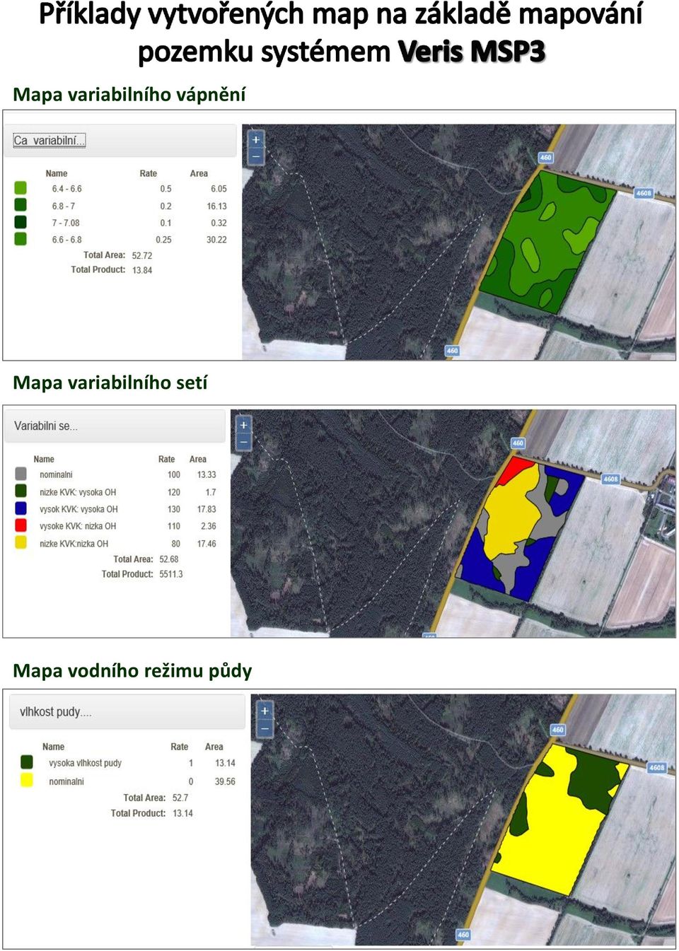 Mapa potencionálních rizik ztrát dusíku