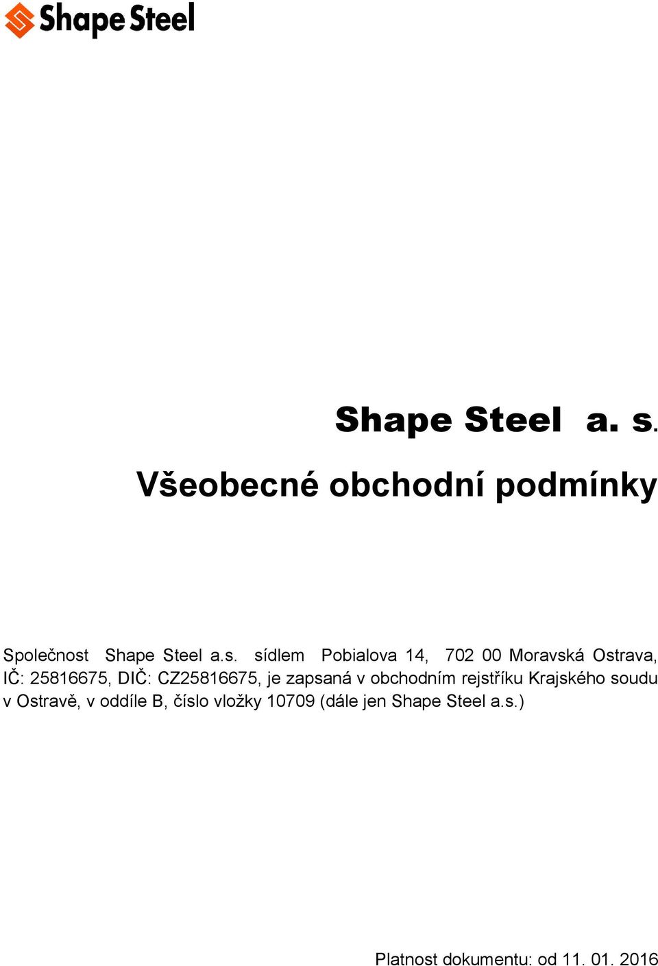 Shape Steel a.s.