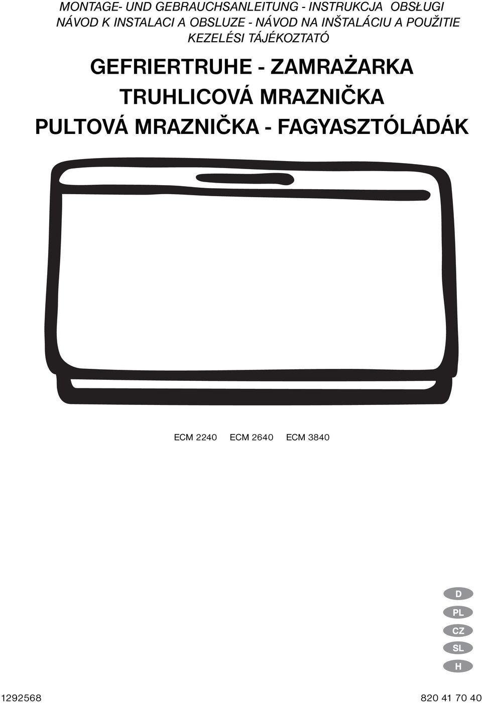 TÁJÉKOZTATÓ GEFRIERTRUHE - ZAMRA ARKA TRUHLICOVÁ MRAZNIÈKA