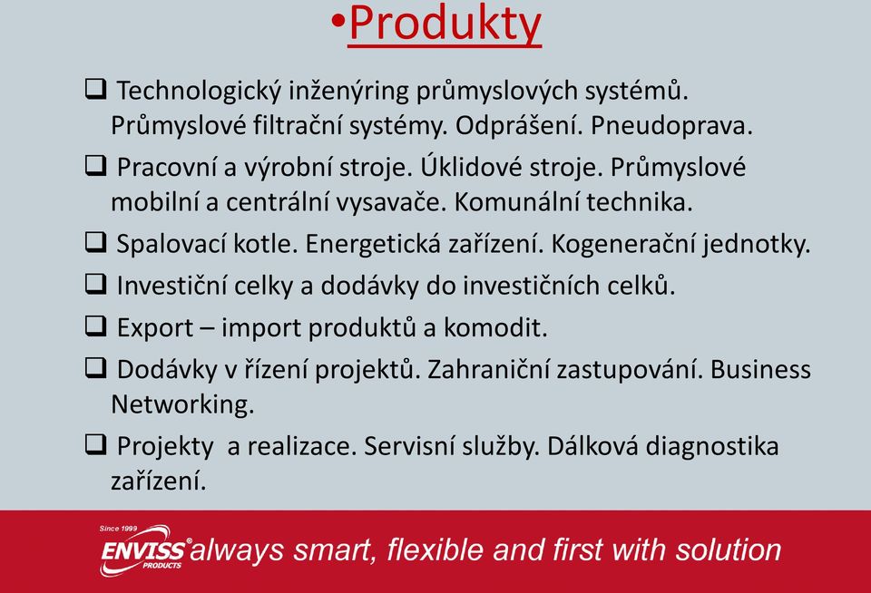 Energetická zařízení. Kogenerační jednotky. Investiční celky a dodávky do investičních celků.