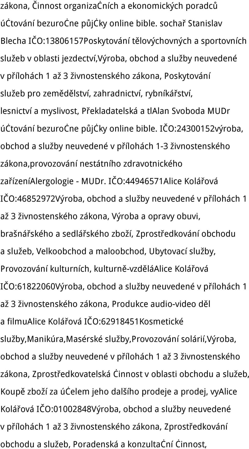 pro zemědělství, zahradnictví, rybníkářství, lesnictví a myslivost, Překladatelská a tlalan Svoboda MUDr účtování bezuročne půjčky online bible.