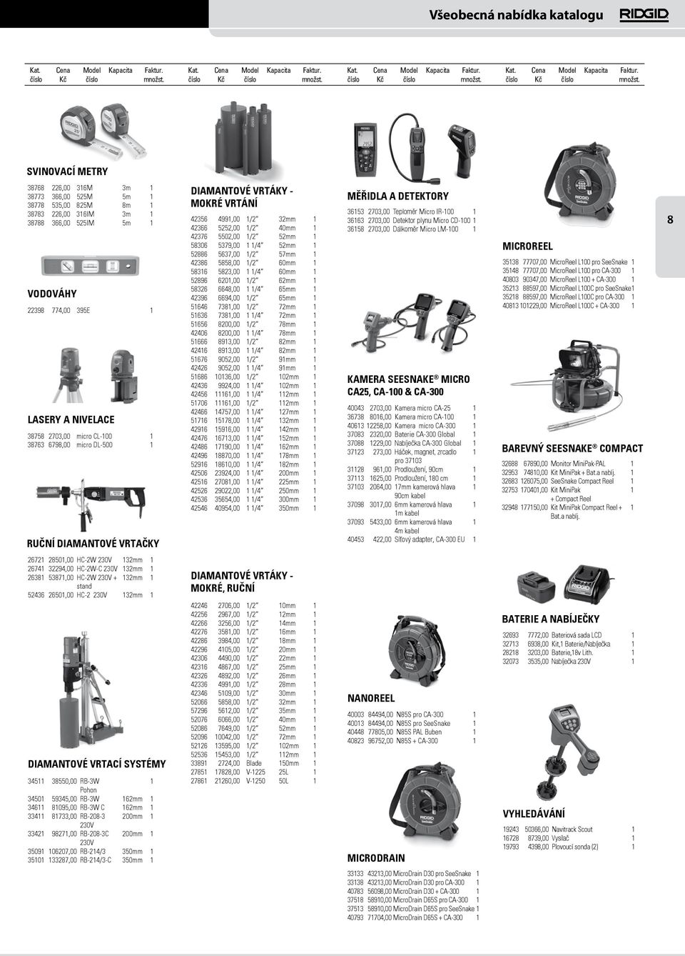 52886 5637,00 1/2 57mm 1 42386 5858,00 1/2 60mm 1 58316 5823,00 1 1/4 60mm 1 52896 6201,00 1/2 62mm 1 58326 6648,00 1 1/4 65mm 1 42396 6694,00 1/2 65mm 1 51646 7381,00 1/2 72mm 1 51636 7381,00 1 1/4