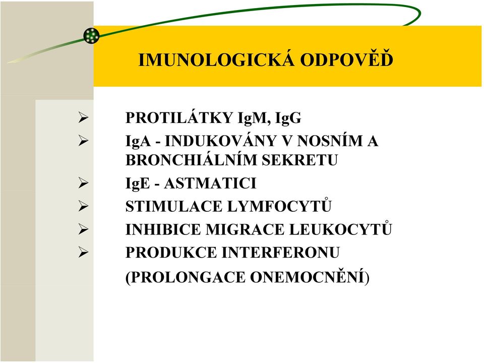 ASTMATICI STIMULACE LYMFOCYTŮ INHIBICE MIGRACE